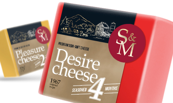 Дизайн этикеток для премиум сыров