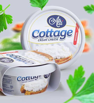 Дизайн упаковки творожного сыра Cottage        