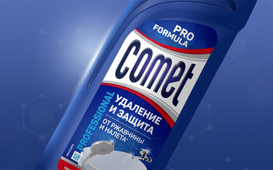 Дизайн этикетки Comet 